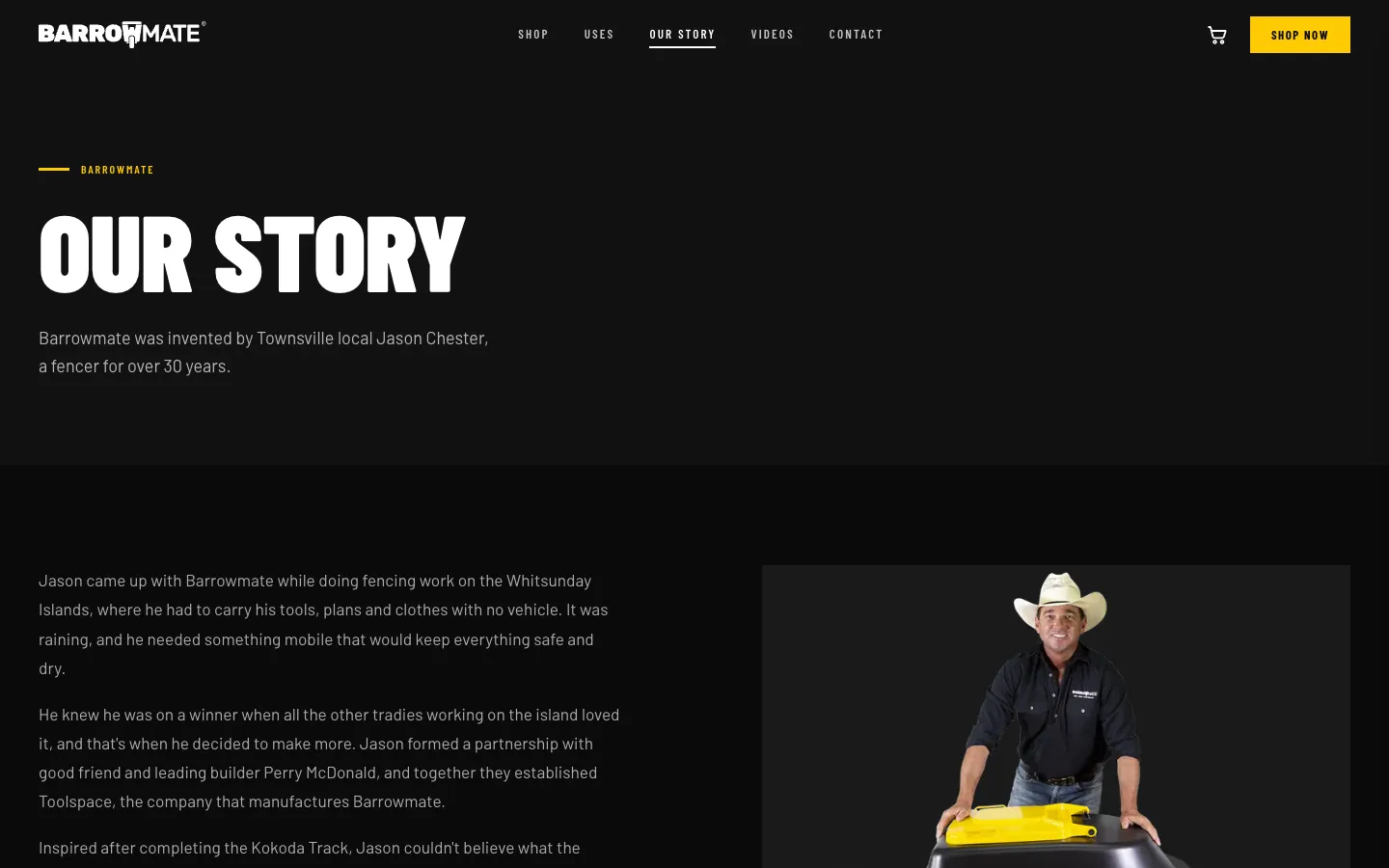 Barrowmate our story page