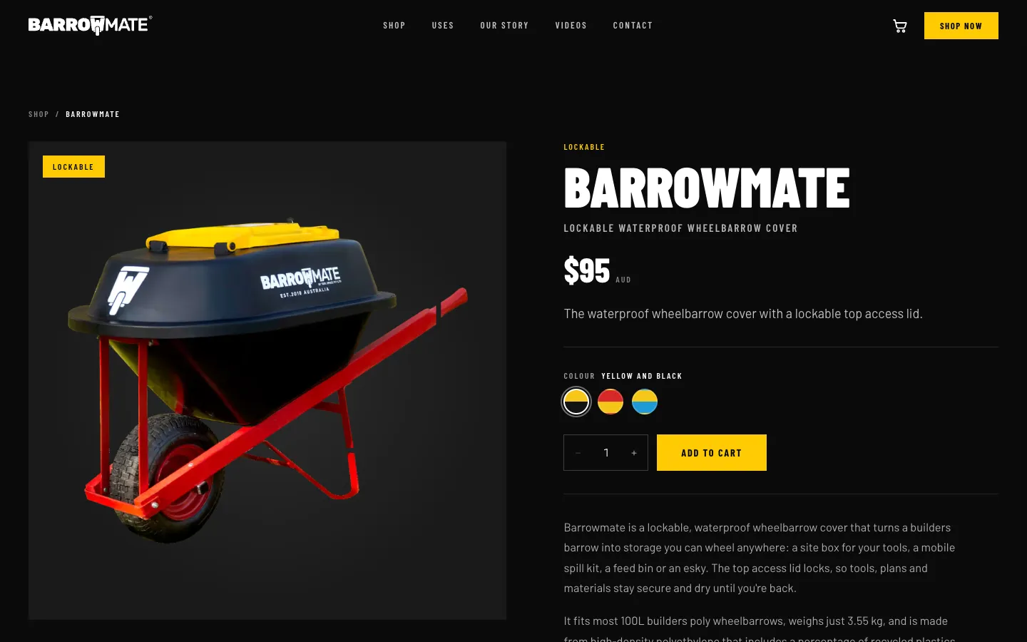 Barrowmate product page