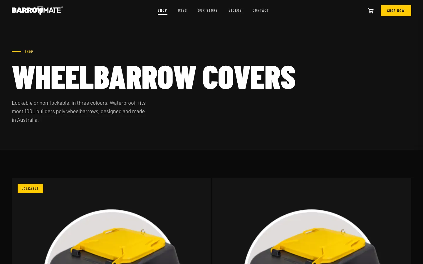 Barrowmate store page