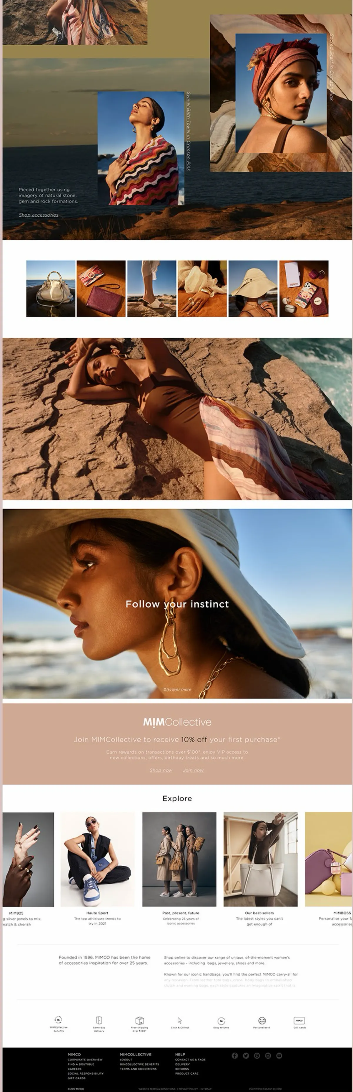 MIMCO homepage, full length