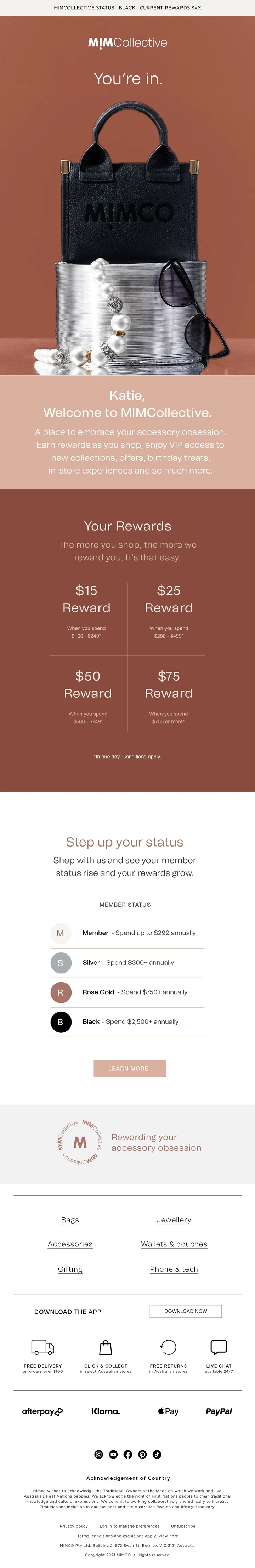 MIMCollective email: You’re in.