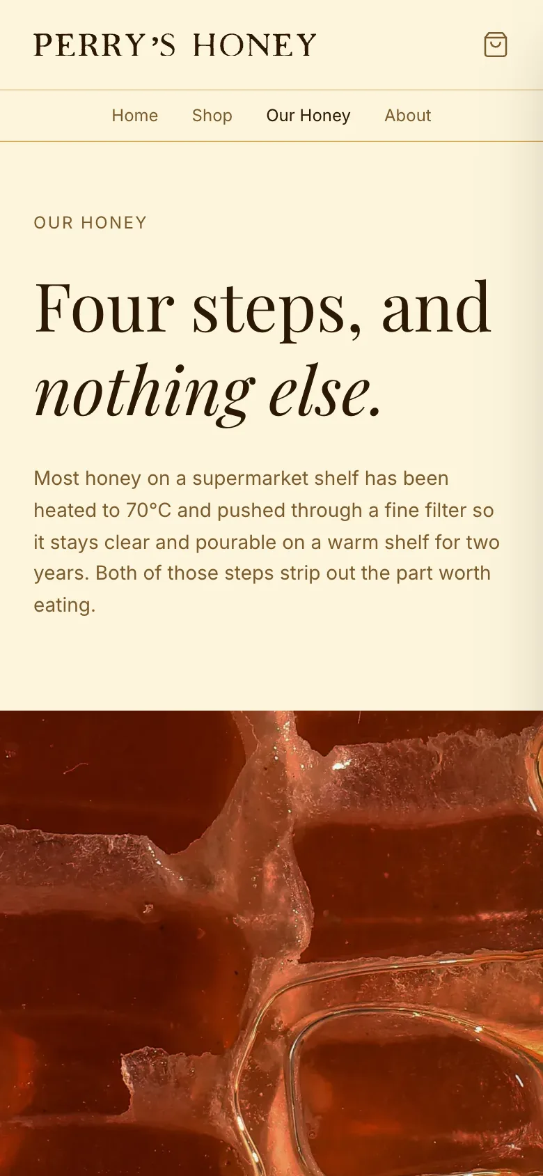 Perry's Honey method on mobile