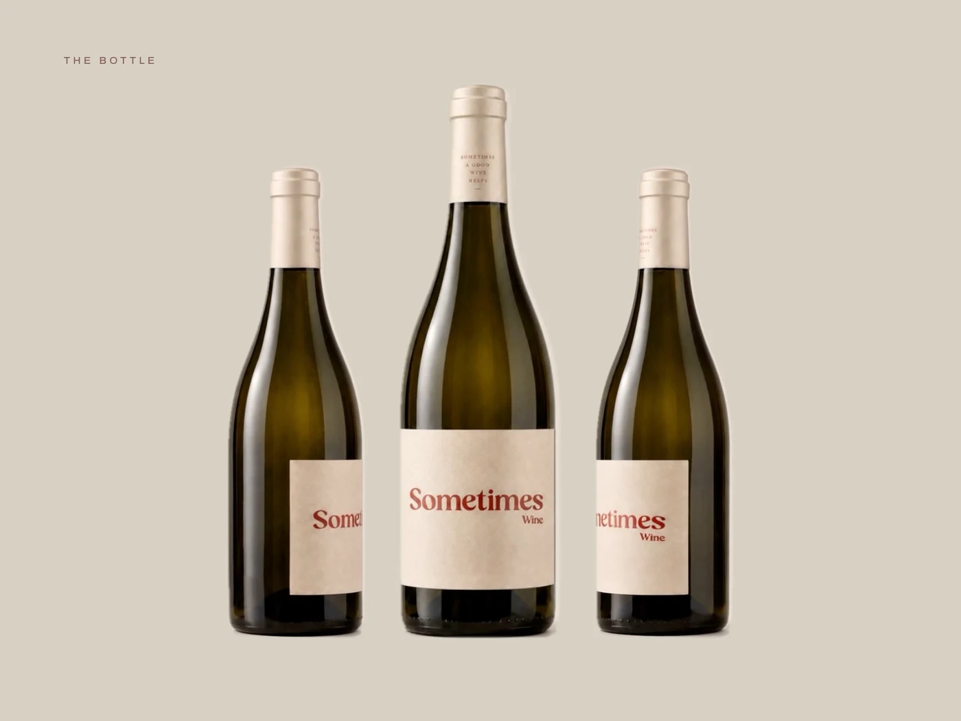 The bottle and label